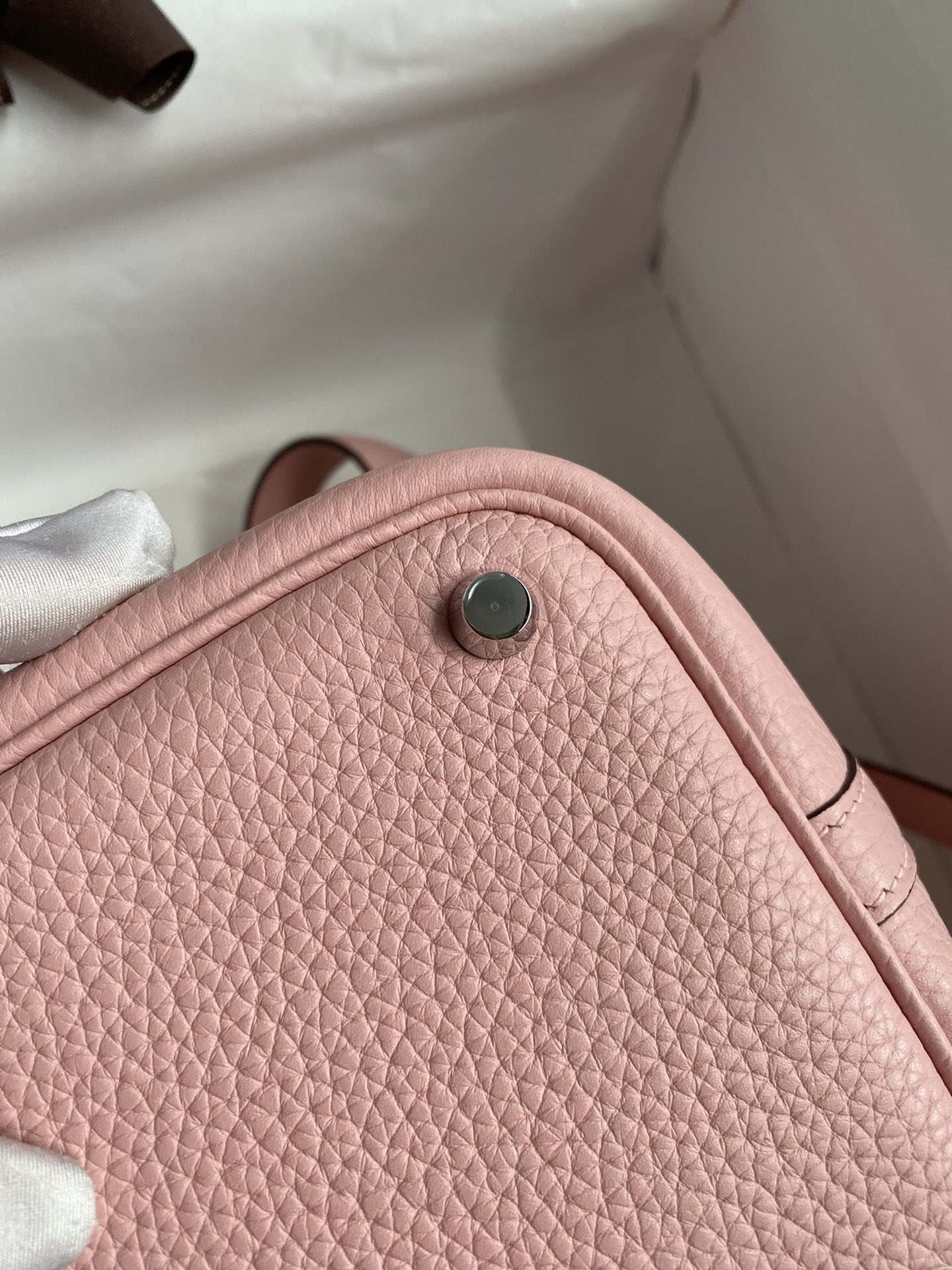 Hermes Picotin Lock 18 Bag In Pink Clemence Leather